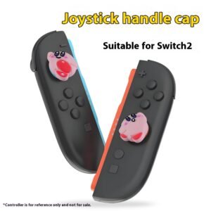 Kirby-themed Thumb Grip Caps for Nintendo Switch 2