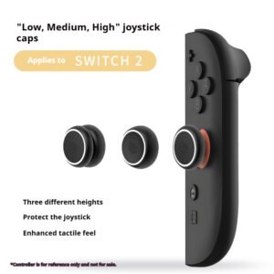 “Low, Medium, High” Skull Joystick Caps for Switch 2 Controller