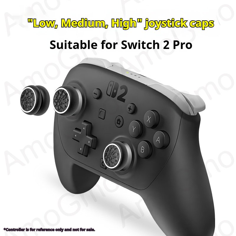 "Low,Medium,High" Joystick Caps(Four textures) for Switch 2 Pro