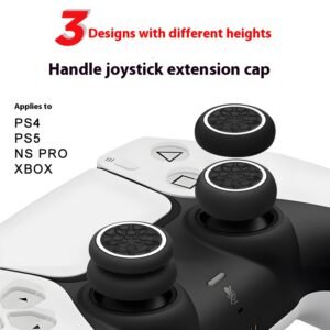3 Designs with different heights Joystick Cap for PS