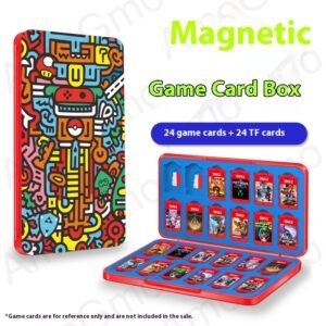 Nintendo Switch 24-Card Case with Stickers
