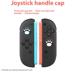 Switch 2 Controller Thumb Grips – Cute Cat Paw Design