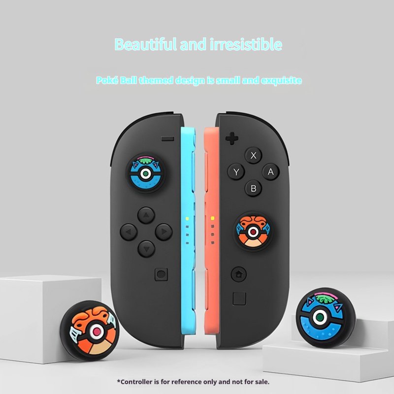 Poké Ball - Themed Thumb Grips for Nintendo Switch 2 - Image 2