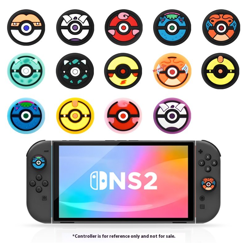 Poké Ball - Themed Thumb Grips for Nintendo Switch 2 - Image 7